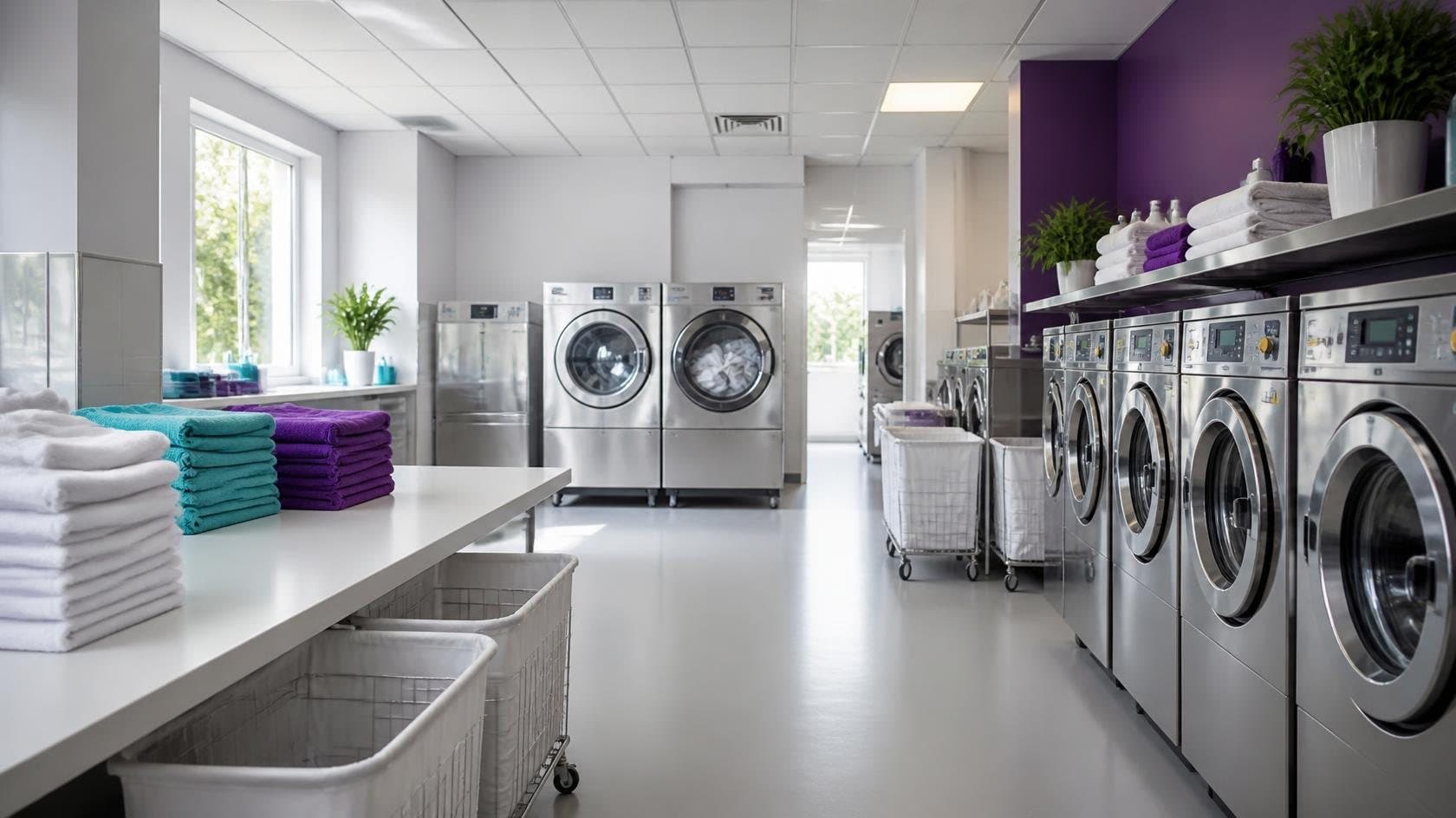 Commercial sanitary medical laundry in Bloemfontein