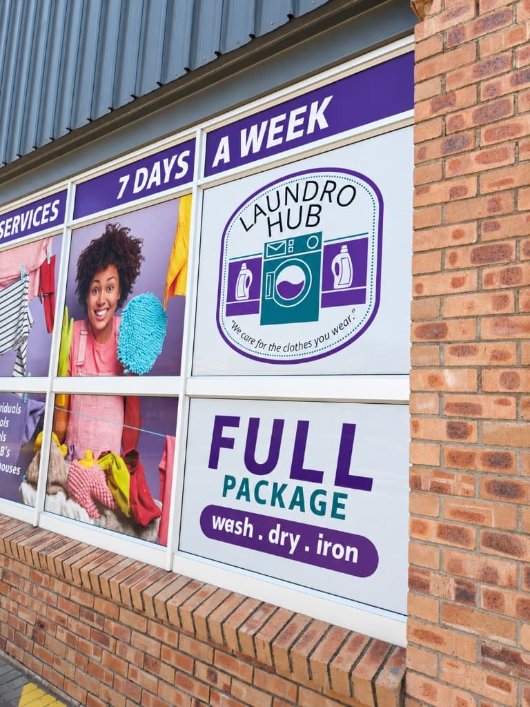 Laundro-Hub storefront at The Towers Shopping Centre